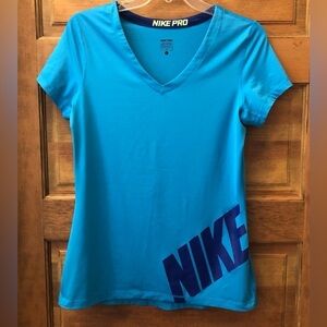 Nike/ Women’s/ Short Sleeve Top/ Big logo, Dry Fit/ Size Large